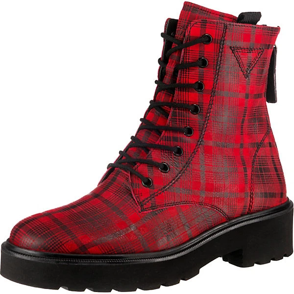 Schnürstiefeletten - schwarz/rot Paul Green Schnürstiefeletten - Schwarz/rot -Paul Green 11430815 01