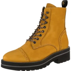 Paul Green Schnürstiefeletten - Gelb