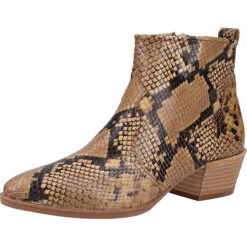 Paul Green Stiefelette Biker Boots - Beige