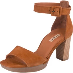Paul Green Riemchensandaletten - Cognac
