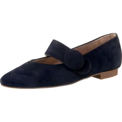 Paul Green Schnallenballerinas - Dunkelblau