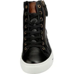 Paul Green M.calf/w.kid Black/cognac Sneakers High - Schwarz 3 Paul Green M.calf/w.kid Black/cognac Sneakers High - Schwarz -Paul Green 15318058 04