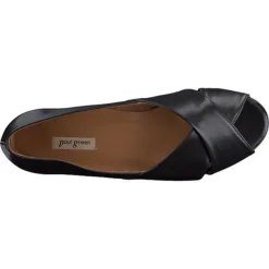 Paul Green Peeptoe-Ballerinas - Schwarz -Paul Green 17216639 04