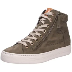 Paul Green Damen Sportiver Schnürschuh/Sneaker Sneakers Low - Grün