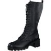 Paul Green Cervo Black Schnürstiefel - Schwarz