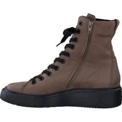 Paul Green Royal Nubuk Fango Schnürstiefeletten - Taupe -Paul Green 20206676 04