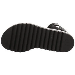 Paul Green Damen Riemchensandalen Sandale Fußbett Bequem Freizeit Glattleder Uni Riemchensandalen - Schwarz -Paul Green 20788146 03