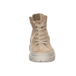 Paul Green Damen Stiefeletten Schuhe Schnürboots Elegant Freizeit Glattleder Uni Schnürstiefeletten - Hellbraun -Paul Green 21404165 04