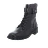 Paul Green Schnürstiefelette Lackleder Uni Schnürstiefel - Schwarz