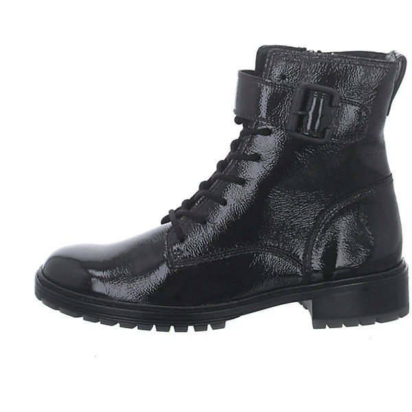 Schnürstiefelette Lackleder uni Schnürstiefel - schwarz Paul Green Schnürstiefelette Lackleder Uni Schnürstiefel - Schwarz -Paul Green 21623122 02