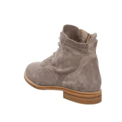 Paul Green Damen Stiefeletten Schuhe Schnürstiefelette Elegant Freizeit Veloursleder Uni Schnürstiefeletten - Stein -Paul Green 22756146 04