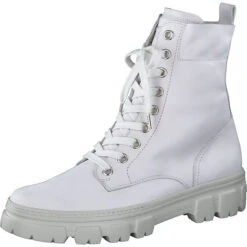 Paul Green Schnürstiefeletten - Offwhite