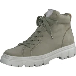 Paul Green Schnürstiefeletten - Hellgrün