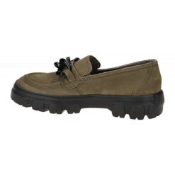 Paul Green Damenschuhe 2921 Klassische Slipper - Grün -Paul Green 27149082 04