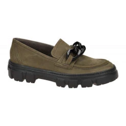 Paul Green Damenschuhe 2921 Klassische Slipper - Grün -Paul Green 27149082 08