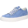Paul Green Damen Sportiver Schnürschuh/Sneaker Sneakers Low - Blau