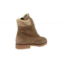 Paul Green Damenschuhe 8033 Schnürstiefel - Braun